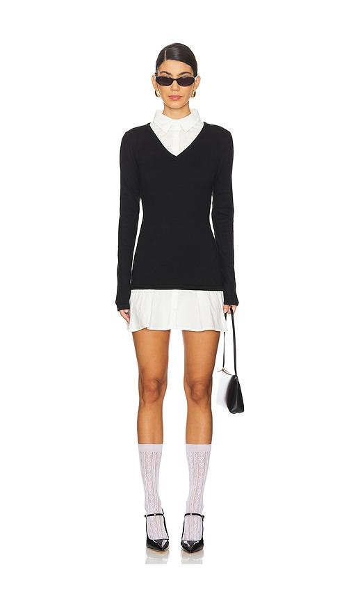 lioness femme mini dress in black.