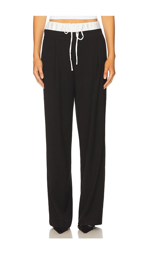 lioness frankie pant in black.
