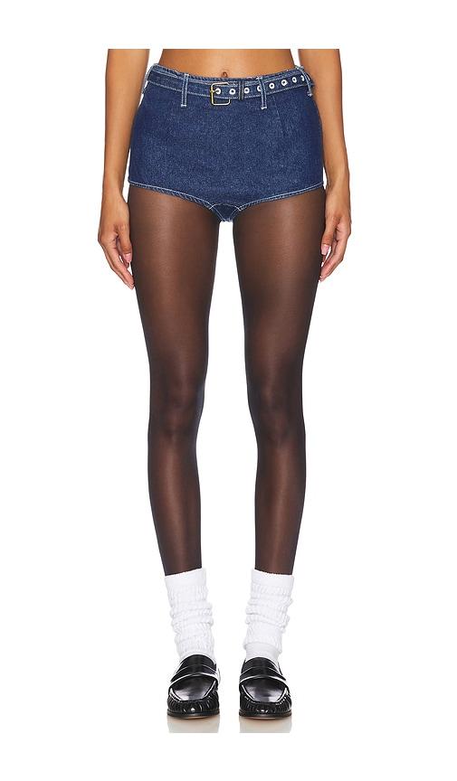 lioness halston briefs in denim-dark.