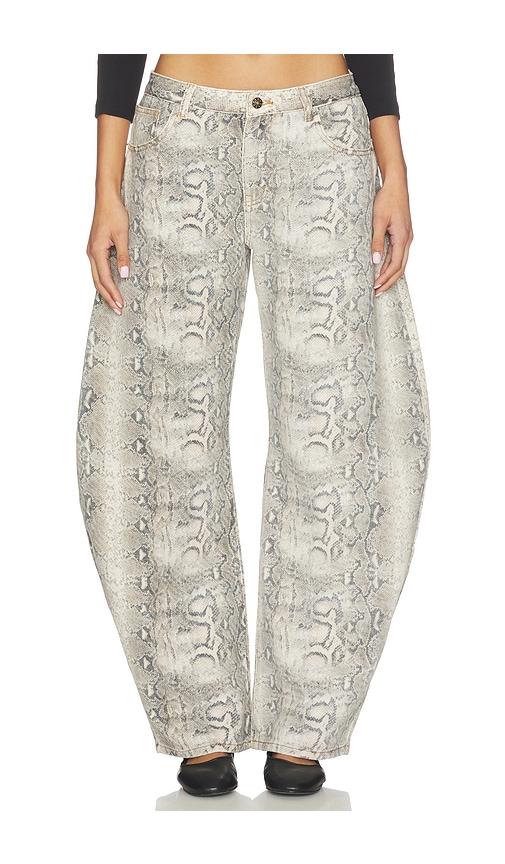 lioness horseshoe jeans in beige.