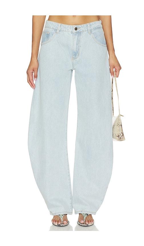 lioness horseshoe jeans in blue.