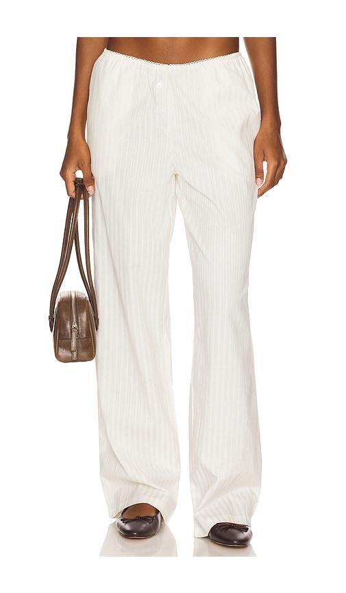 lioness in bloom pant in ivory.