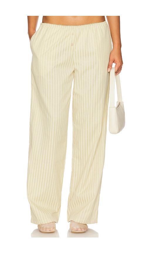 lioness in bloom pant in lemon.