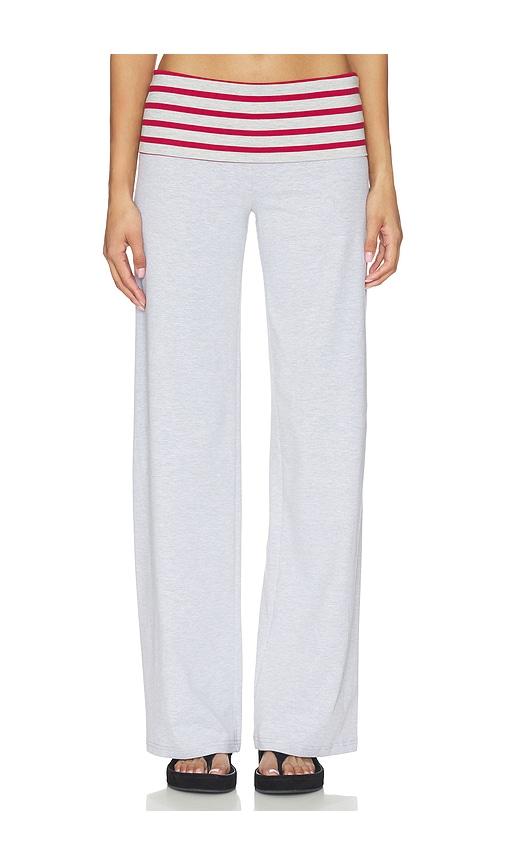lioness jetset pant in red.