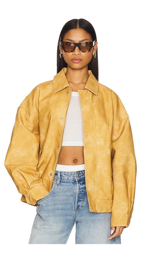lioness kenny bomber in yellow.