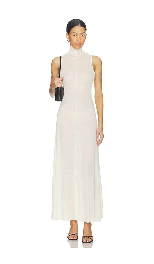 lioness last light maxi dress in cream.