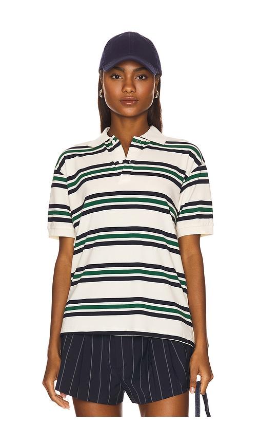 lioness leisure polo top in ivory.