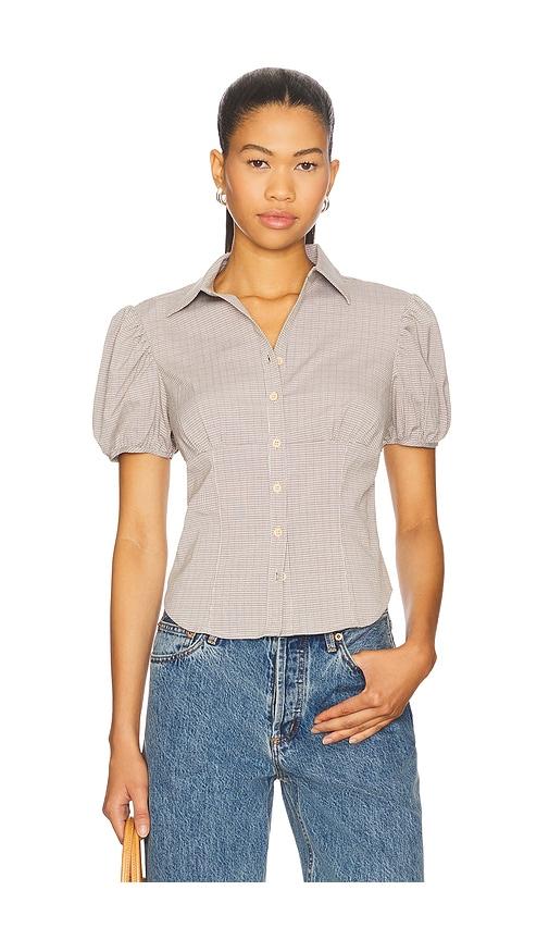 lioness mon cheri blouse in neutral.