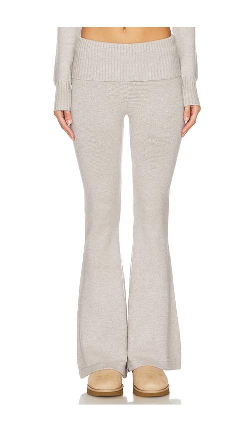 lioness muse knit pant in neutral.