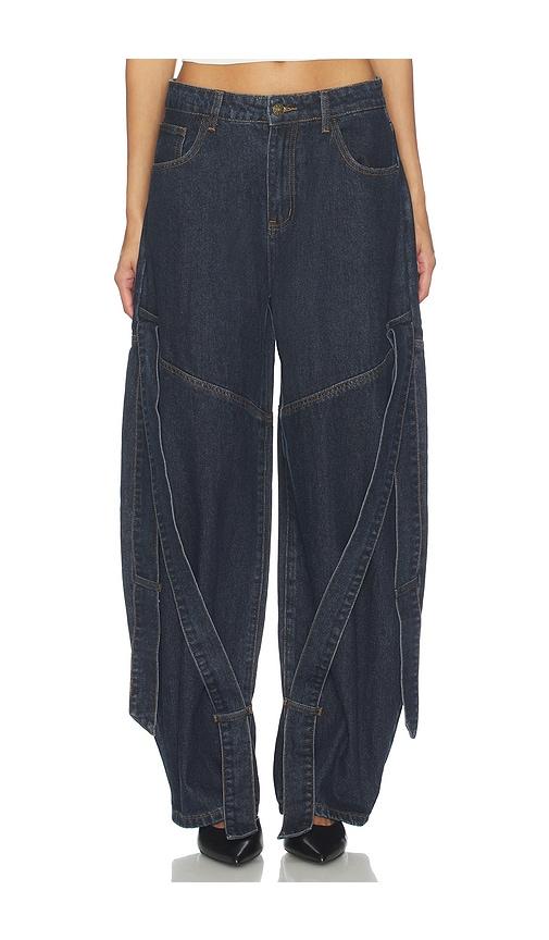 lioness offshore jeans in blue.