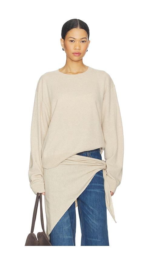 lioness olsen knit in tan.