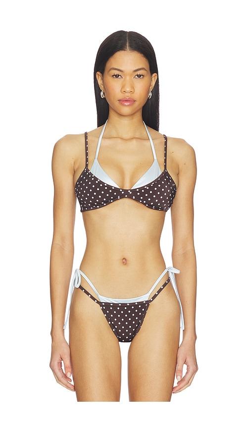 lioness rhode top in chocolate.