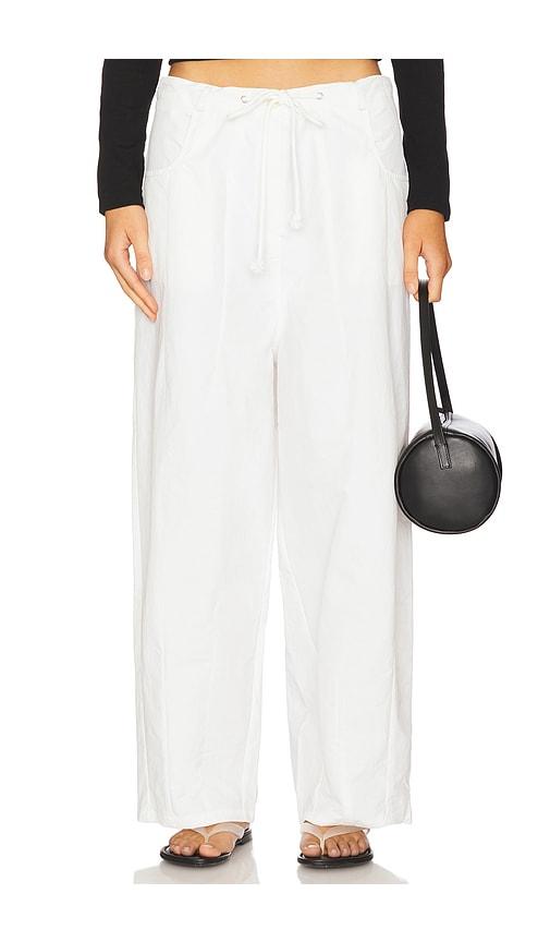 lioness riptide pant in white.