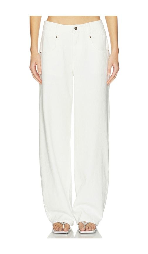 lioness serenity jeans in white.