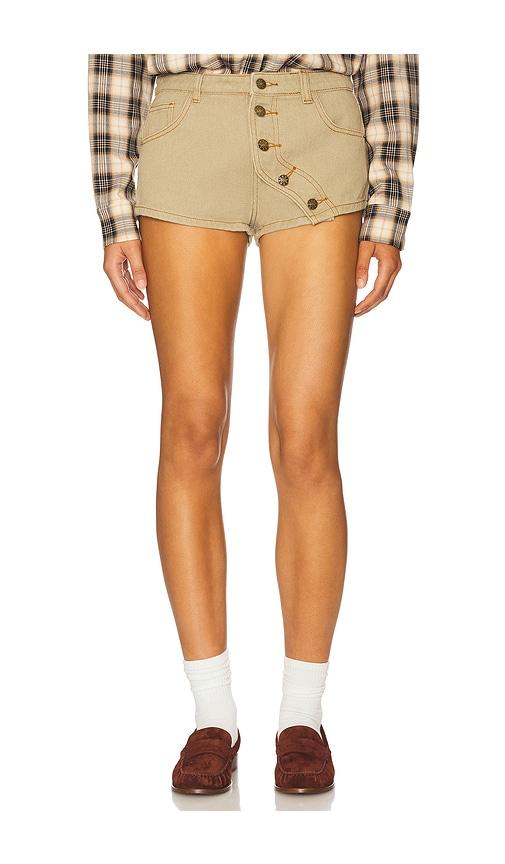 lioness sundrenched short in taupe.