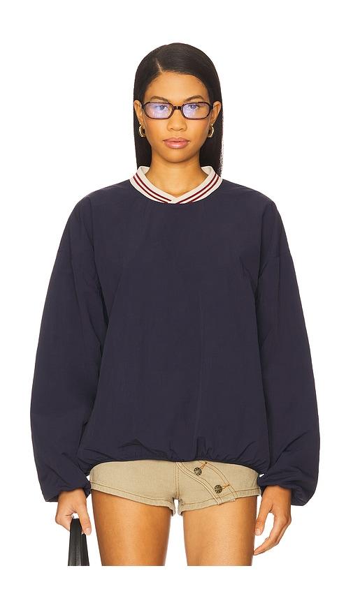 lioness sweetness jersey top in navy.