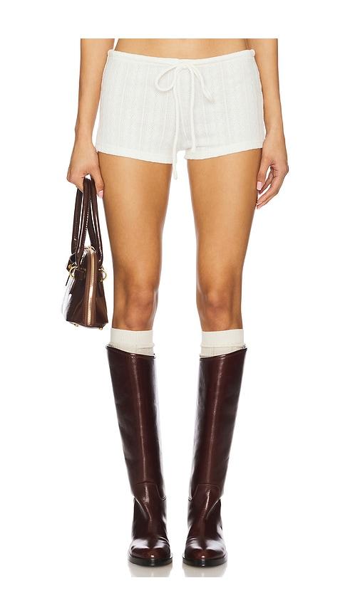 lioness wolfgang short in ivory.