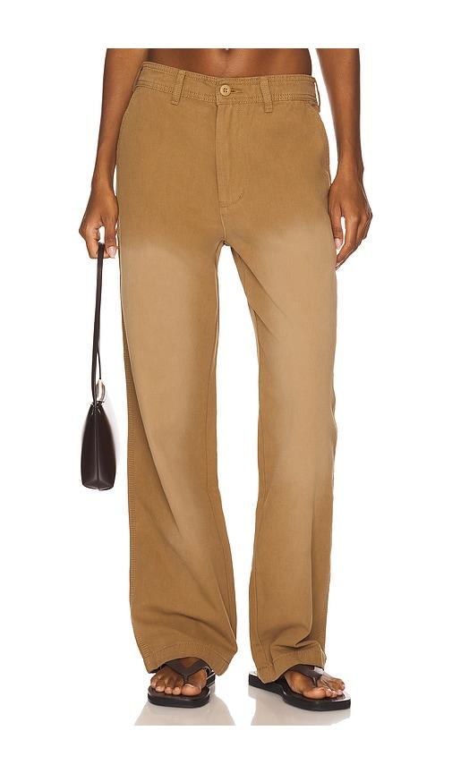 lioness workwear pant in tan.