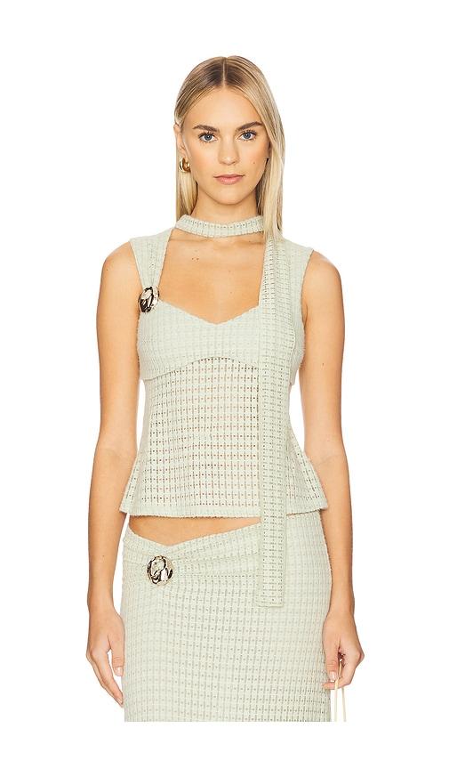lioness x revolve in your dreams top in green.