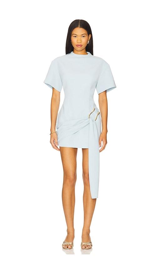 lioness x revolve martini mini dress in baby blue.