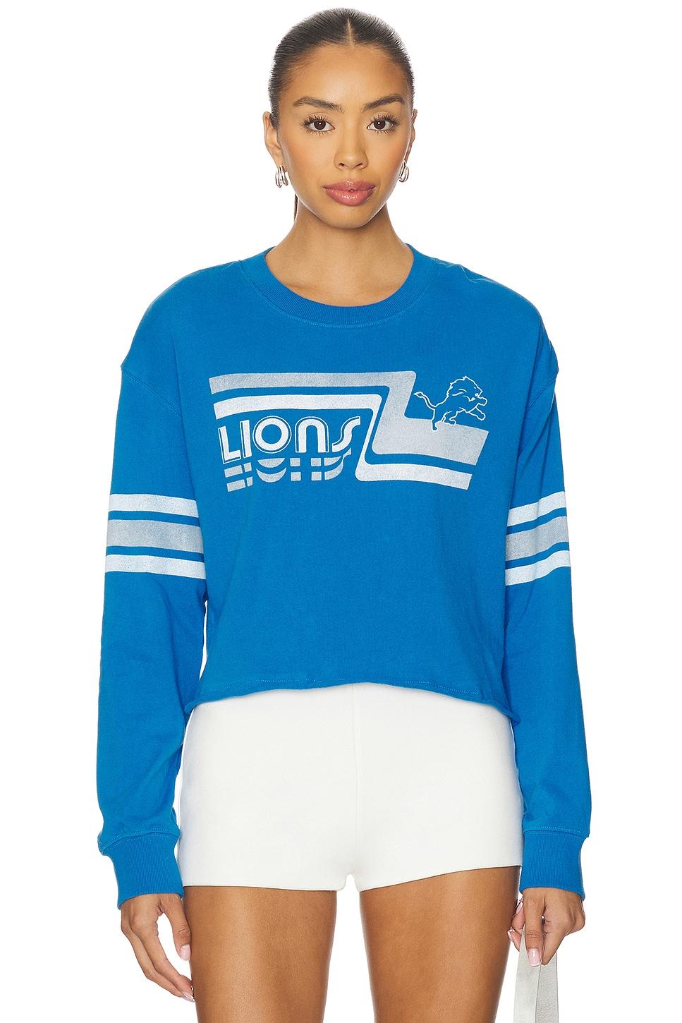 lions retro crop sweatshirt