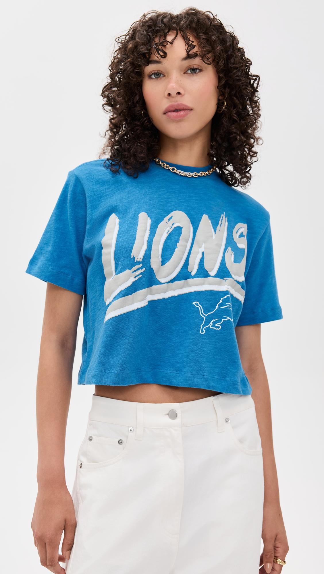 lions thrill minnesota crop tee