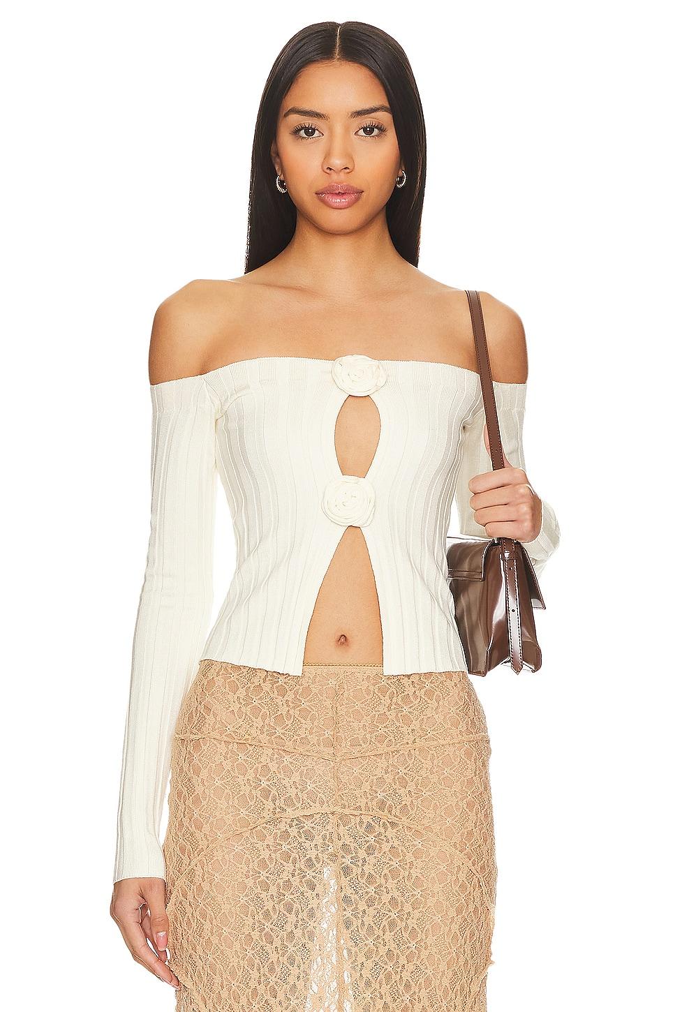 liora rosette sweater