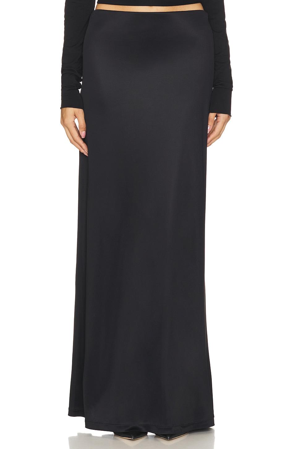 liquid jersey full length skirt