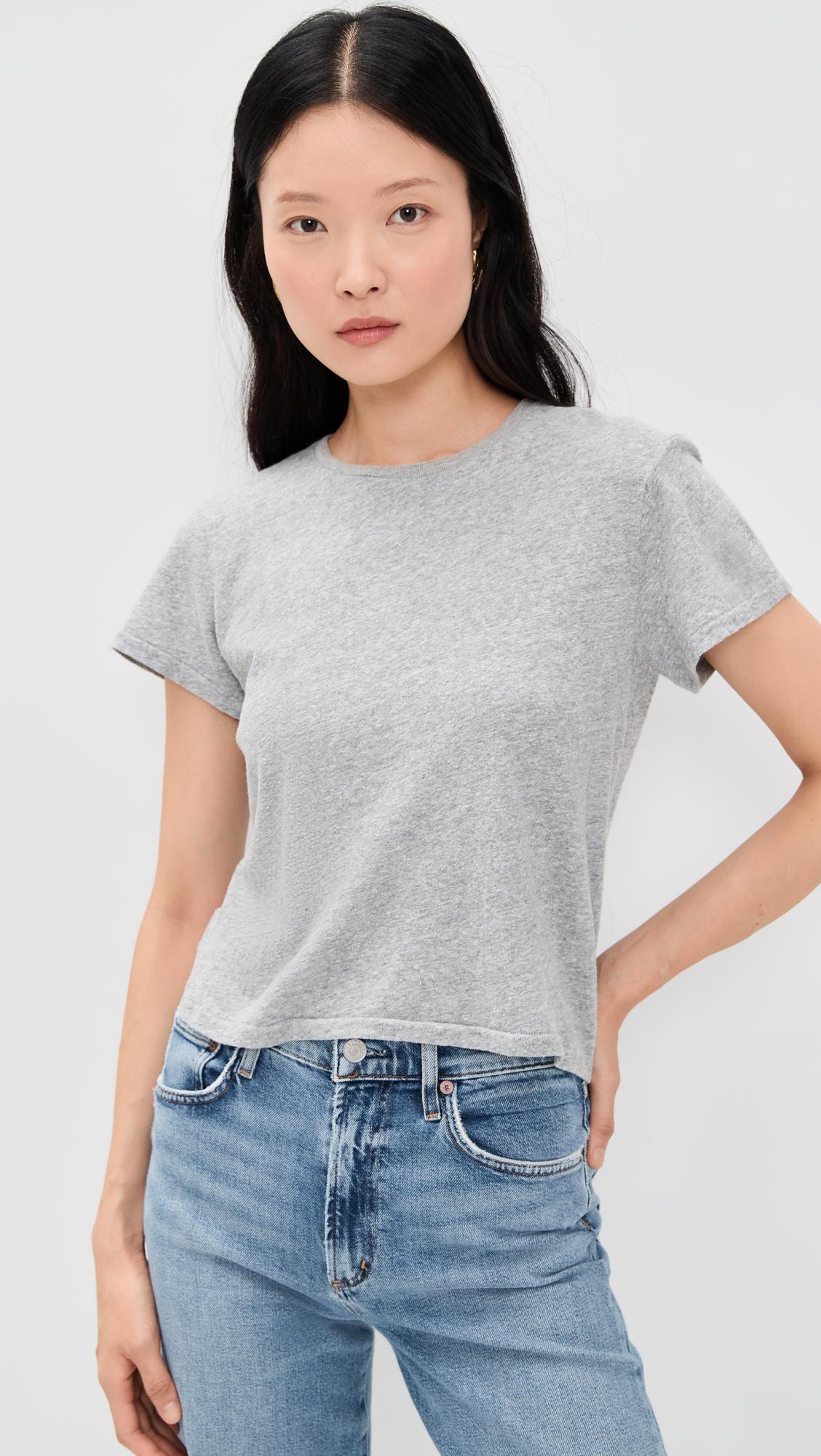 lisa recycled cotton slim t-shirt