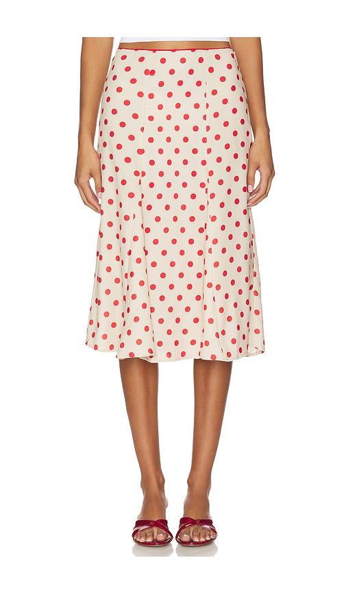 lisa says gah amora skirt in ivory.