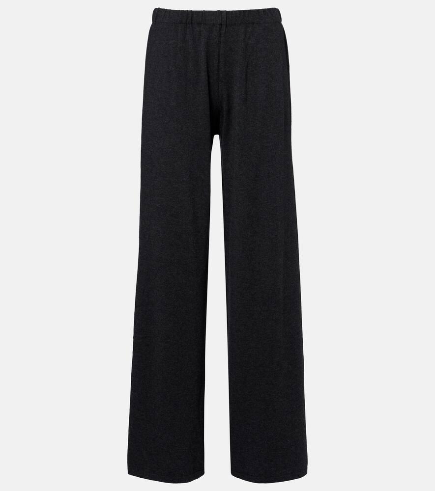 lisa yang aina cotton and cashmere jersey straight pants