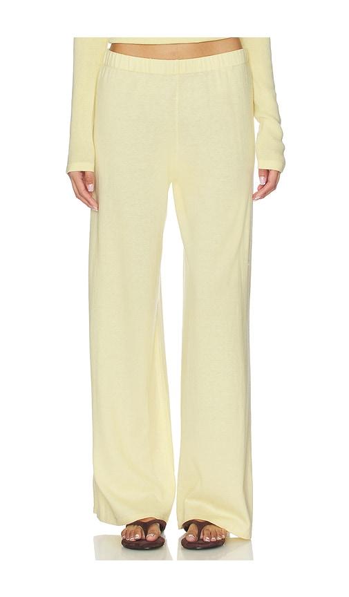 lisa yang aina trousers in lemon.