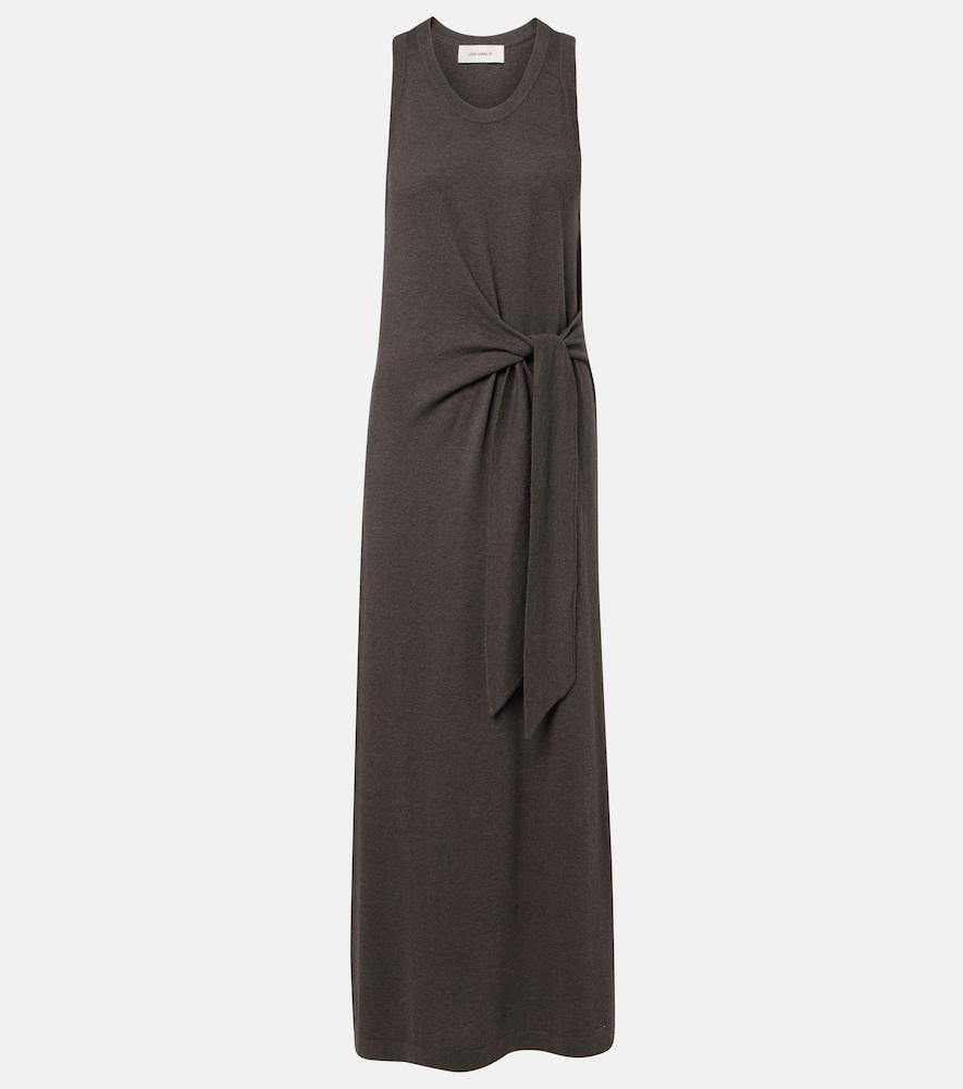 lisa yang angeline cotton and cashmere maxi dress