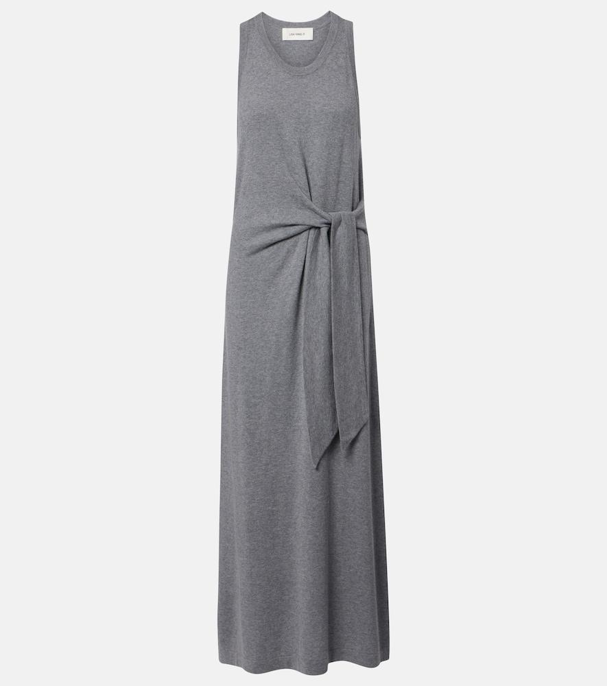 lisa yang angeline cotton and cashmere maxi dress