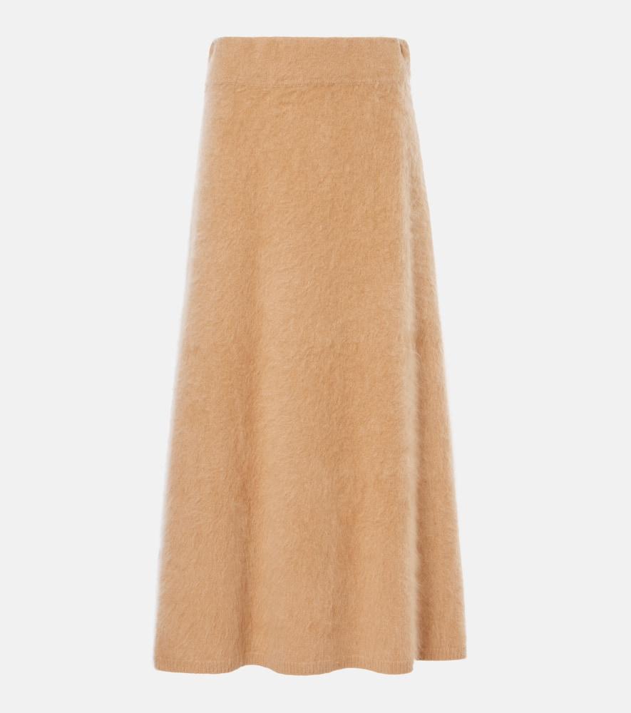 lisa yang asta cashmere midi skirt
