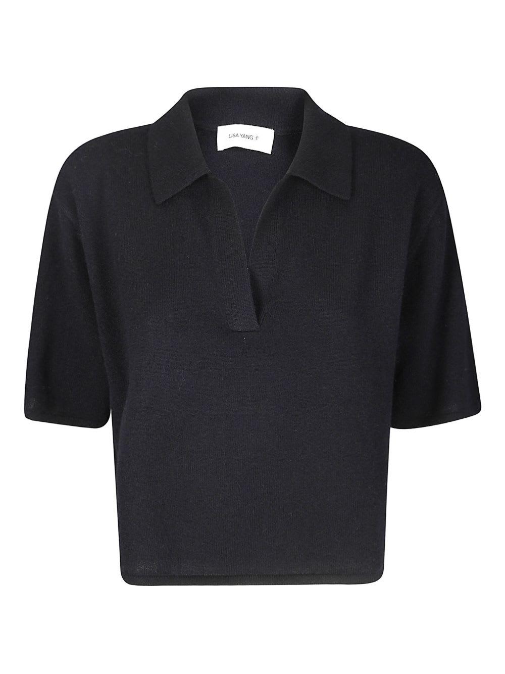 lisa yang black cashmere knit sweater