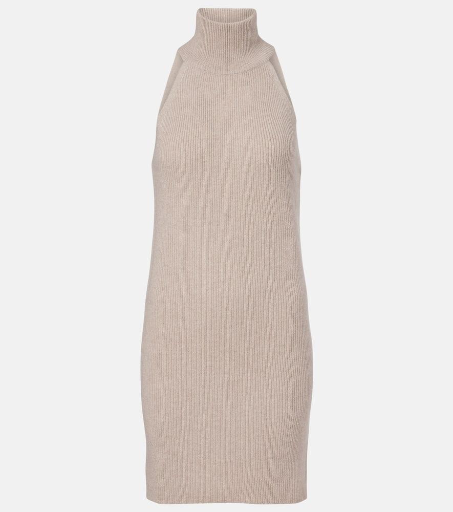 lisa yang carmen cashmere minidress