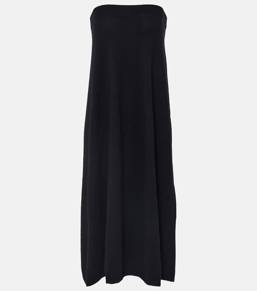 lisa yang dolly strapless cashmere midi dress