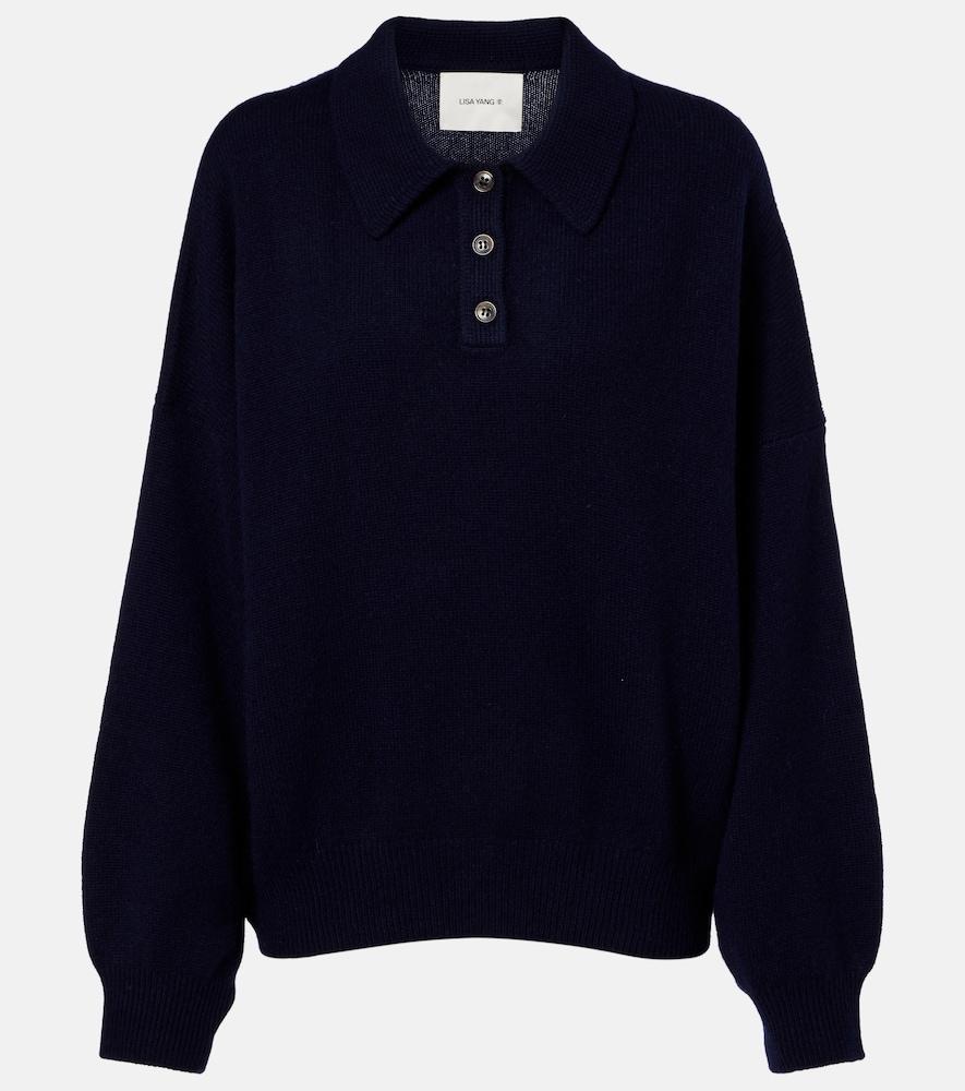 lisa yang etta cashmere polo sweater