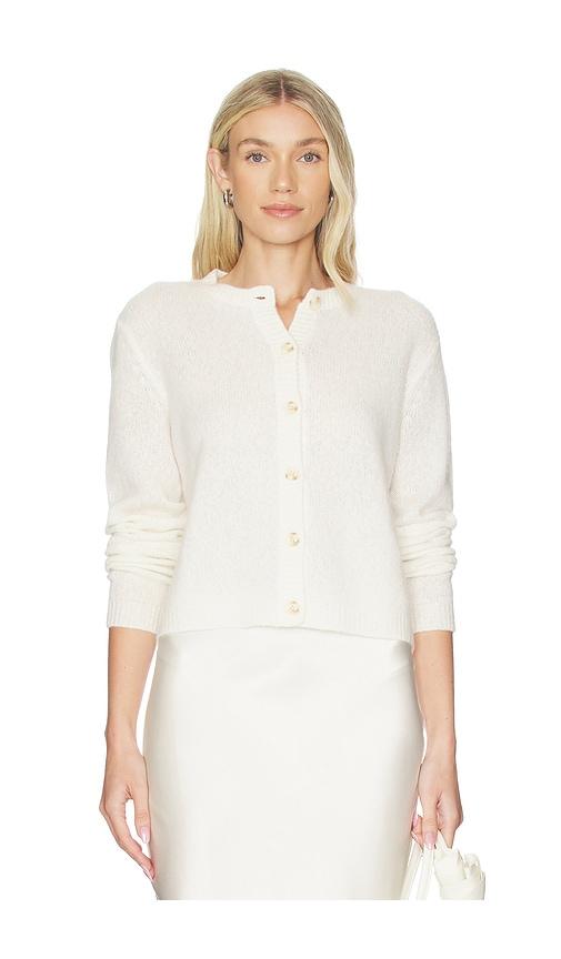 lisa yang felicia cardigan in cream.