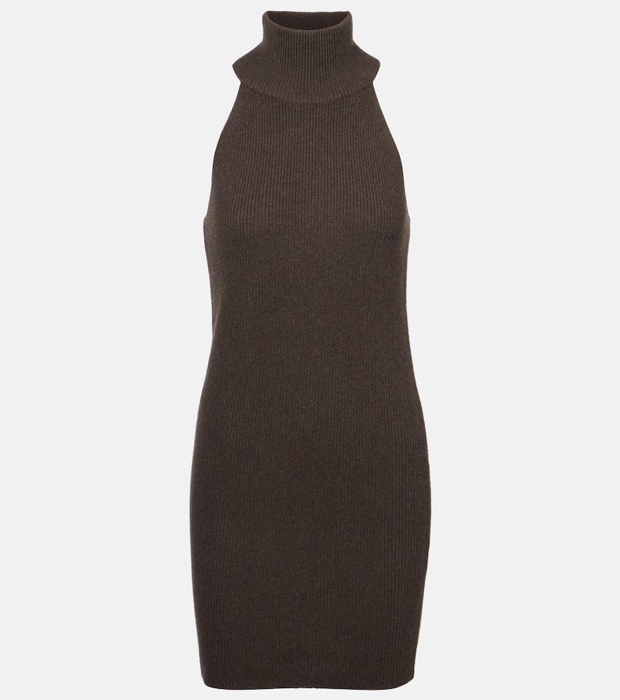 lisa yang lisa cashmere turtleneck minidress