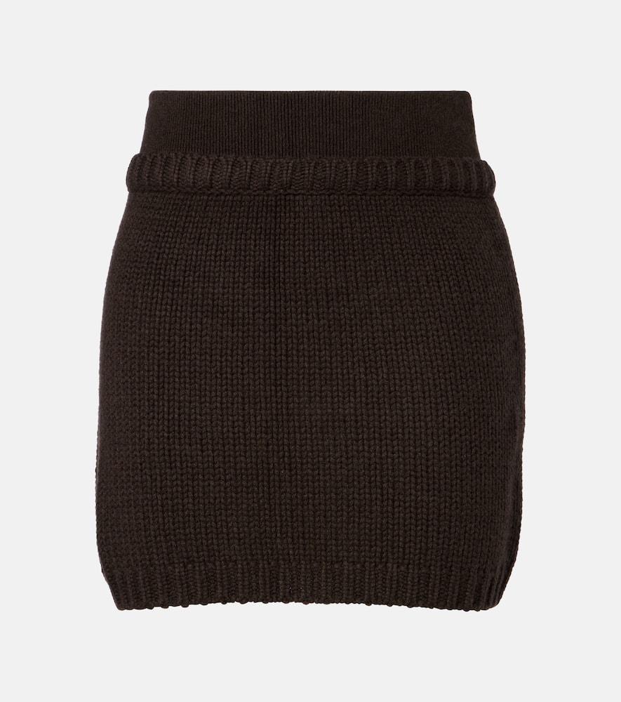 lisa yang lovi cashmere miniskirt
