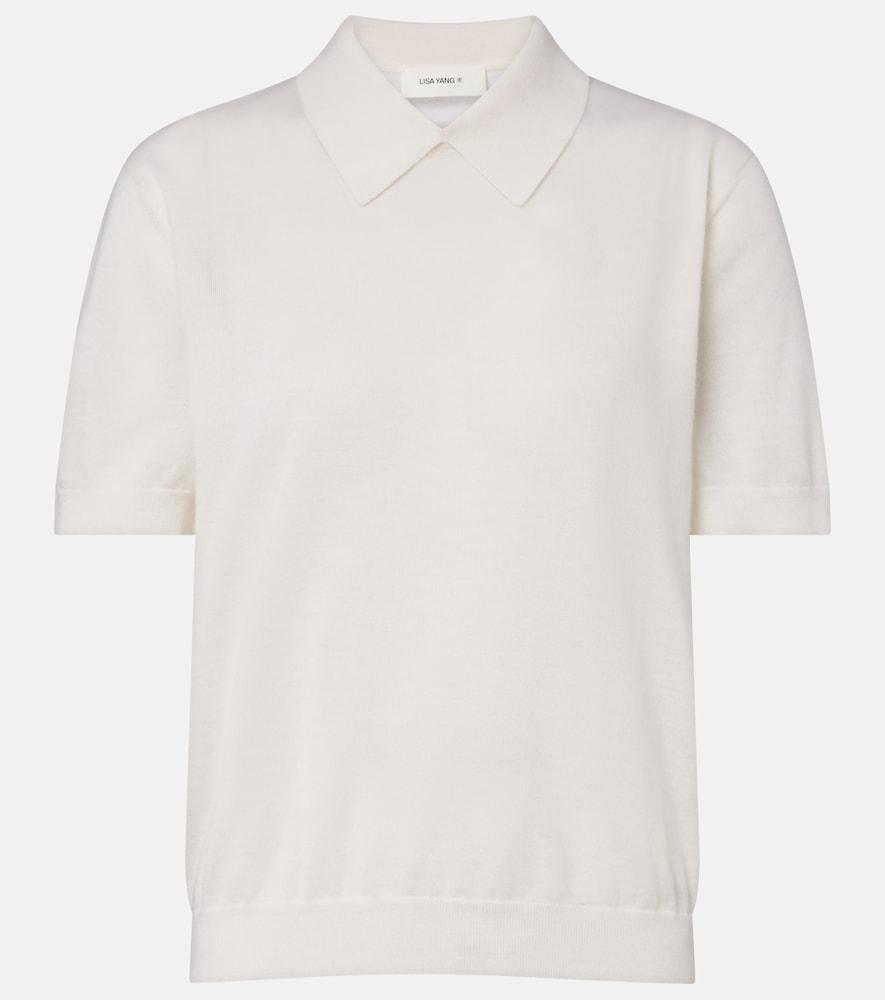 lisa yang naara cashmere polo sweater
