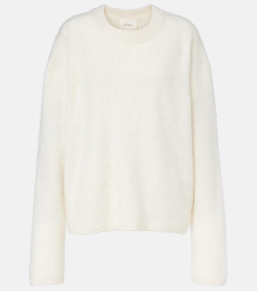 lisa yang natalia brushed cashmere sweater