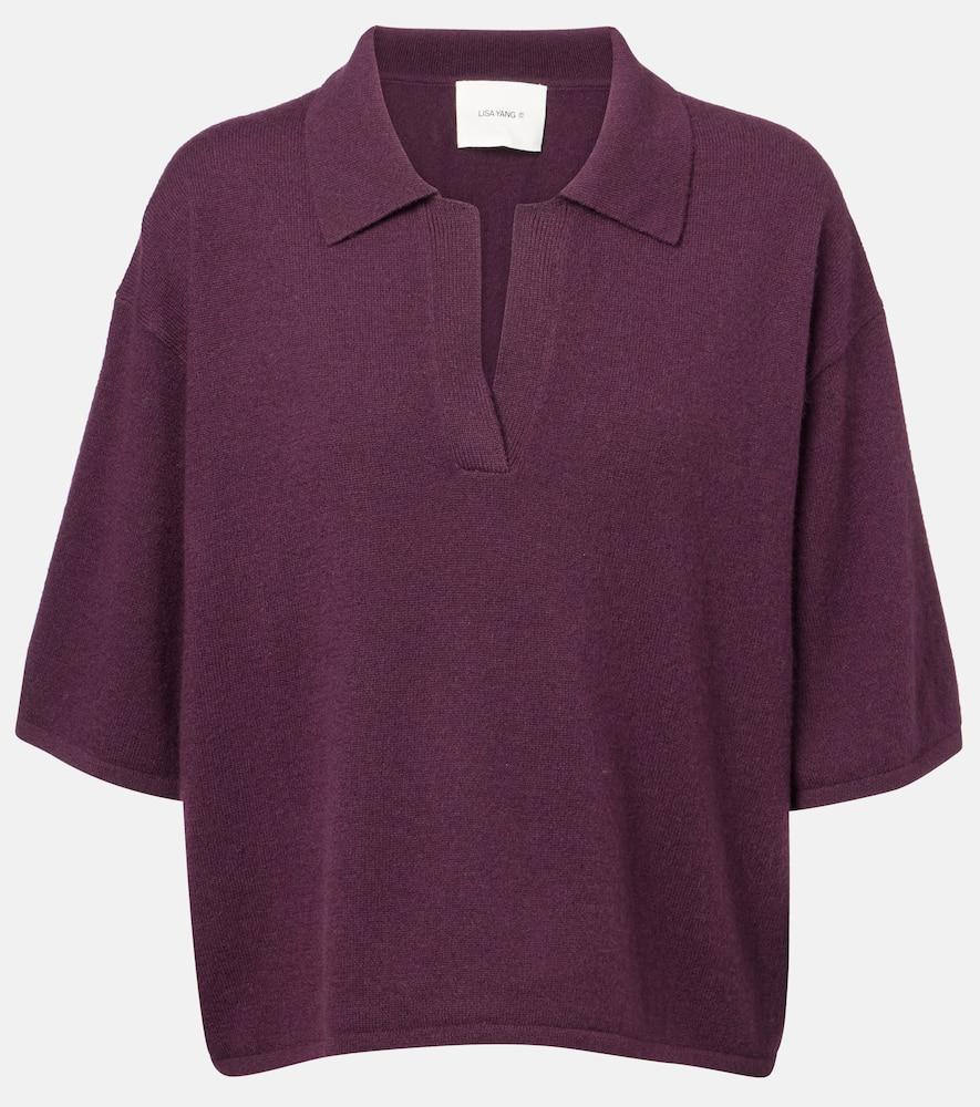 lisa yang neela cashmere polo shirt
