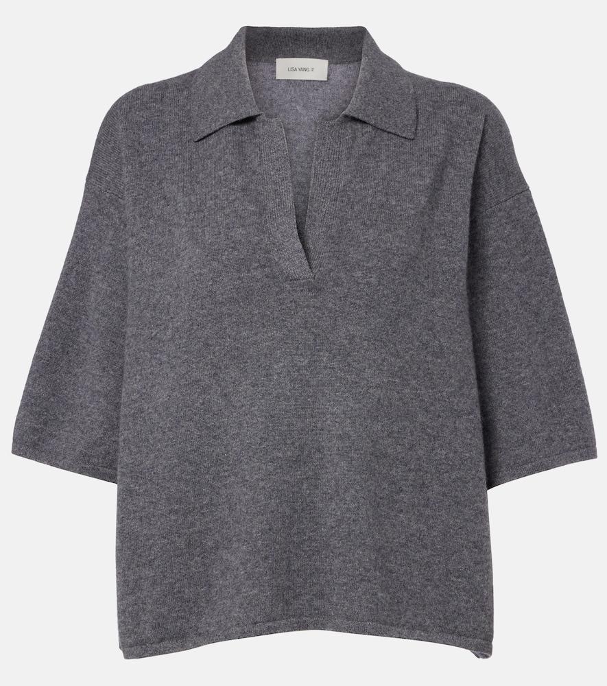 lisa yang neela cashmere polo sweater