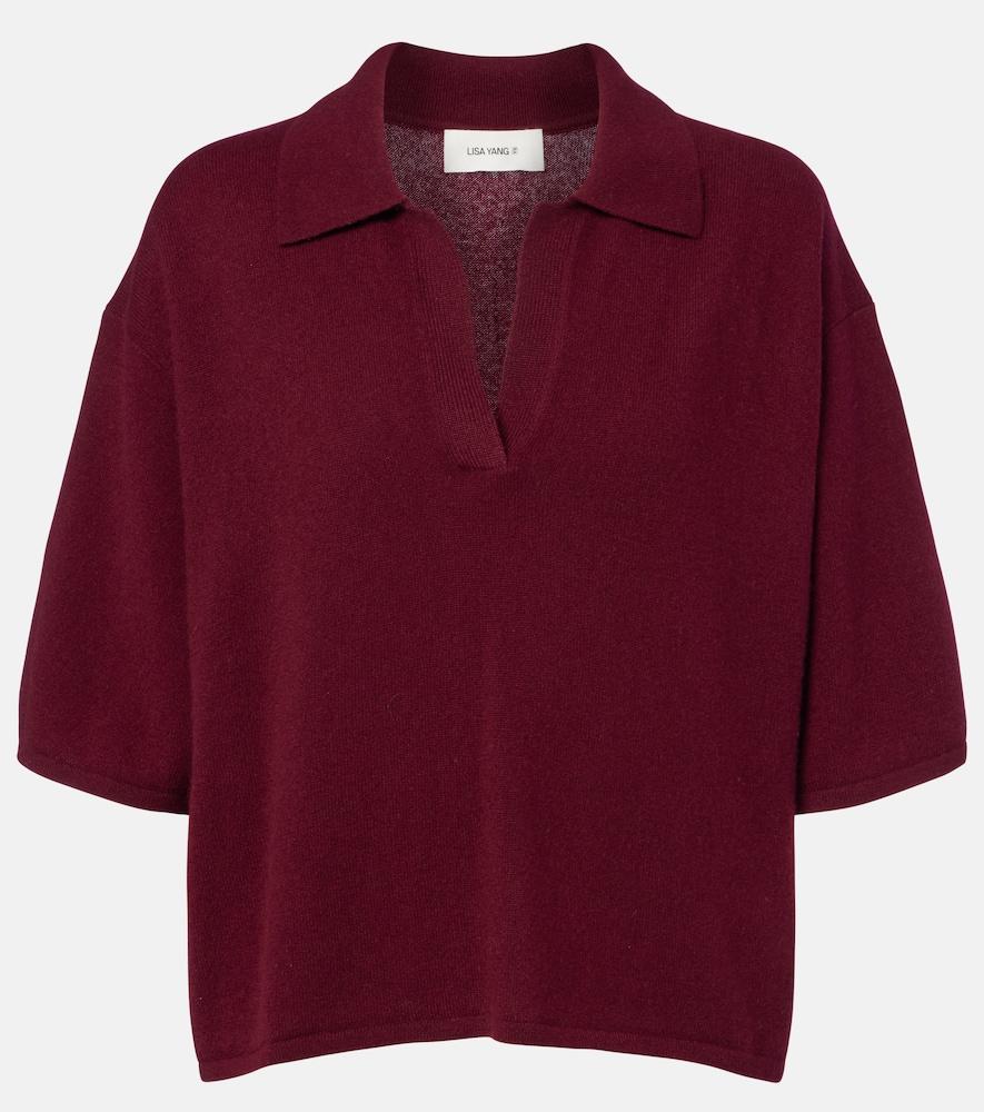 lisa yang neela cashmere polo sweater