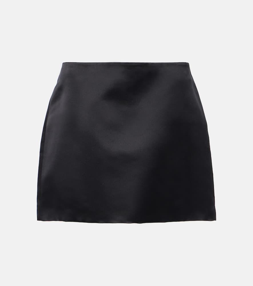 lisa yang silk satin mini skirt