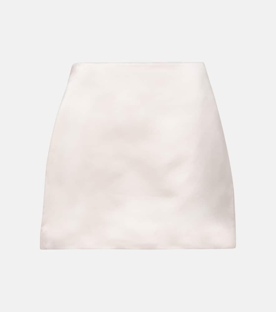 lisa yang silk satin miniskirt