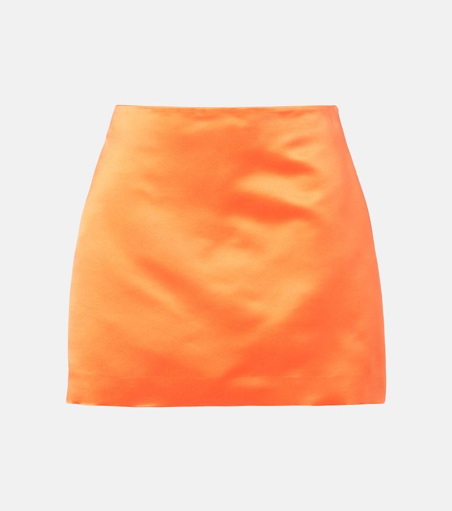 lisa yang silk satin miniskirt